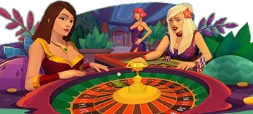 Conquestador live dealers at the roulette table
